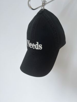 Needs字母小众设计师高品质2024棒球帽软顶鸭舌帽纯棉百搭四季帽