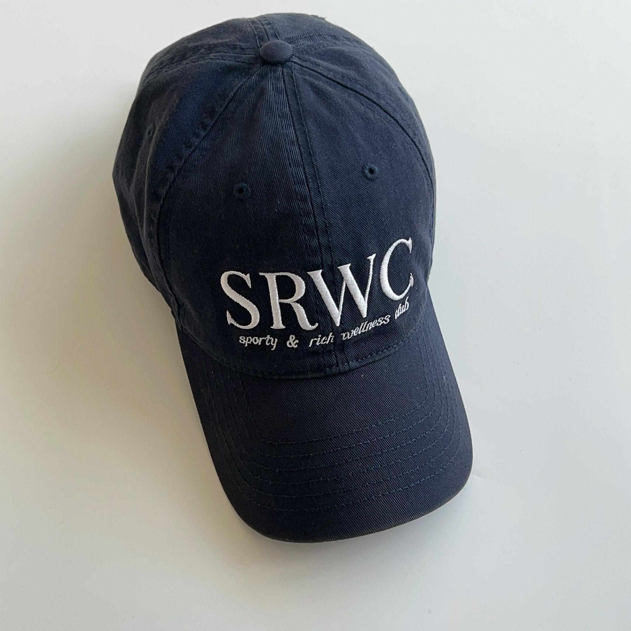 SRWC字美式小众设计师半硬顶高品质棒球帽软顶鸭舌帽2024款新款