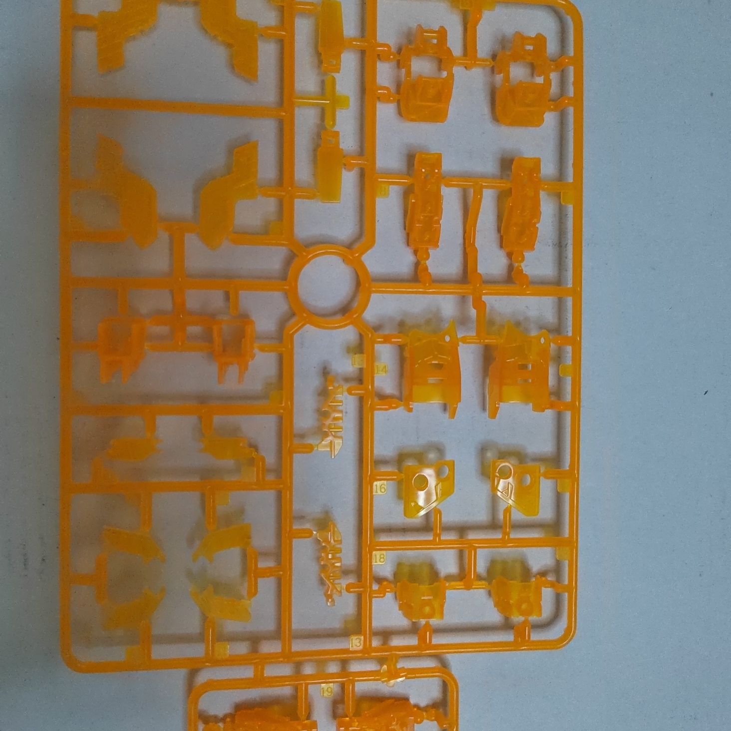 板件补新大班模型6639 MG 1:100独角兽二号机报丧女妖拼装B板件