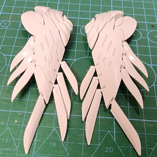 RG飞翼武器配件 大翅膀一对 1:144 万代RG高达 拼装模型