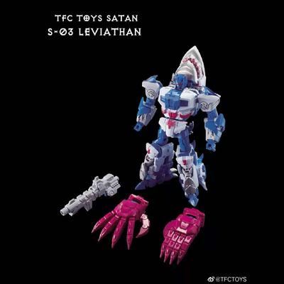TFC撒旦五合体S-03利维坦求雨鬼碎尸鲨变形玩具手办模型Leviathan