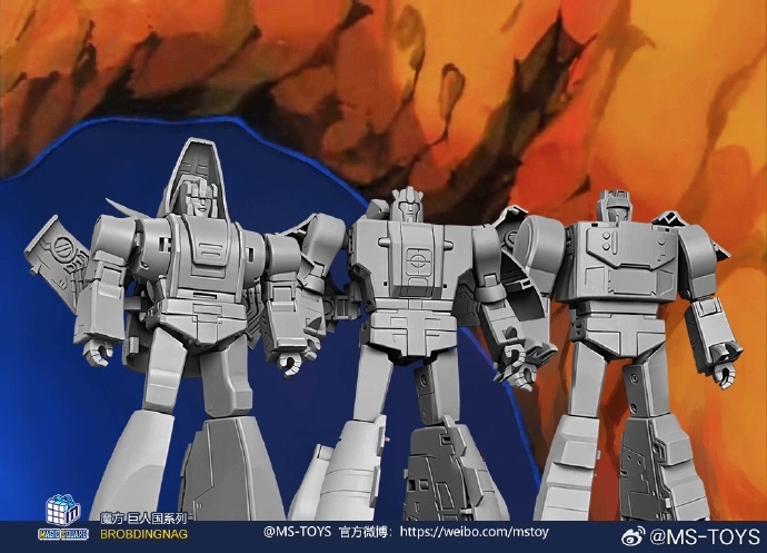 魔方MS-TOYS  嚎叫 飞标恐龙小比例变形玩具预售