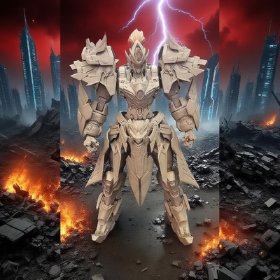 帝武工业1/72成品机甲-岳飞