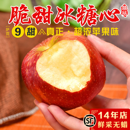 超脆甜苹果水果小礼盒送礼新鲜特浓苹果味冰糖心现摘顺丰当季5斤