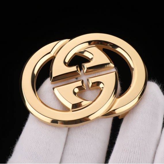 酷奇皮带男士扣头打孔单头高档次实心皮带配件板扣3.8裤带卡扣潮