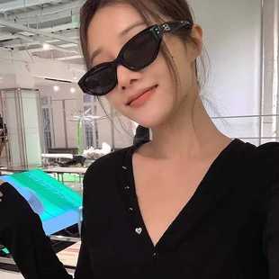 眼鏡夏季 海邊戶外遮光 貓眼墨鏡女高級感防曬太陽鏡復古感韓版 新品