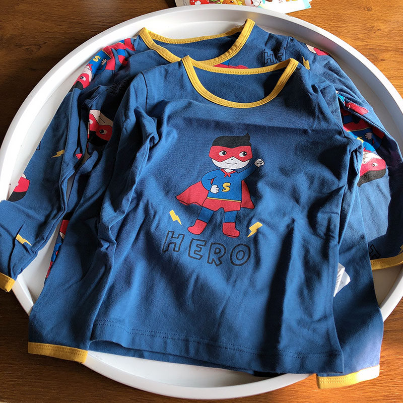 清仓不干了2件装儿童纯棉秋衣打底衫春秋内搭宝宝女童圆领长袖t恤