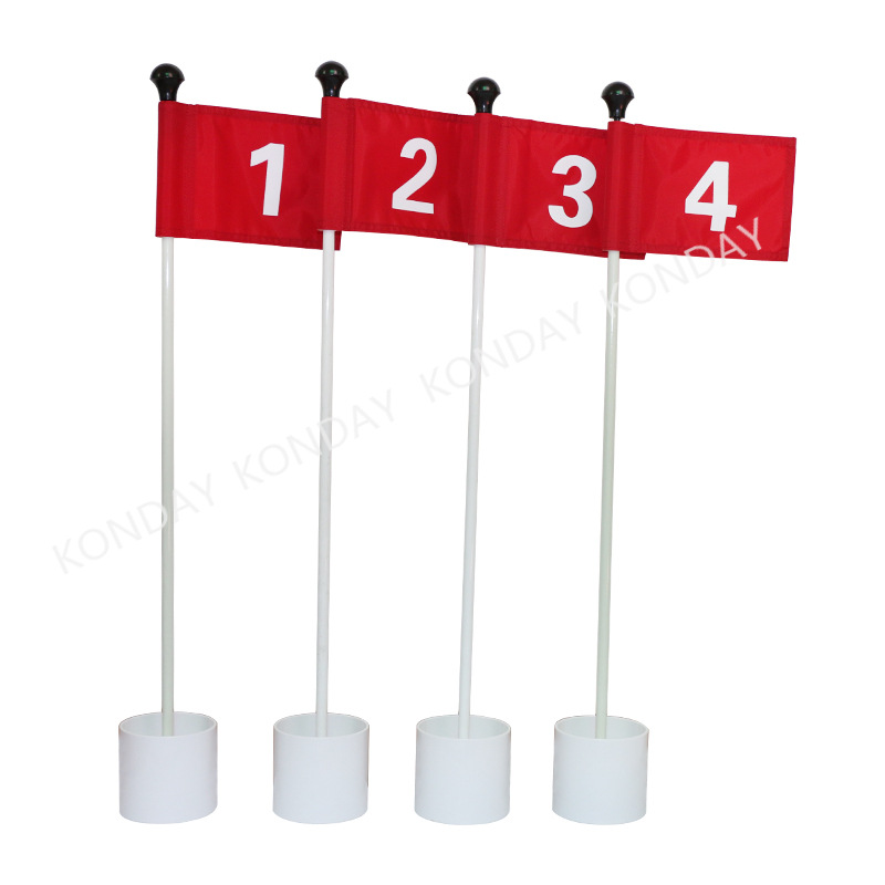 高尔夫果岭旗杆1-18号尼龙数字旗