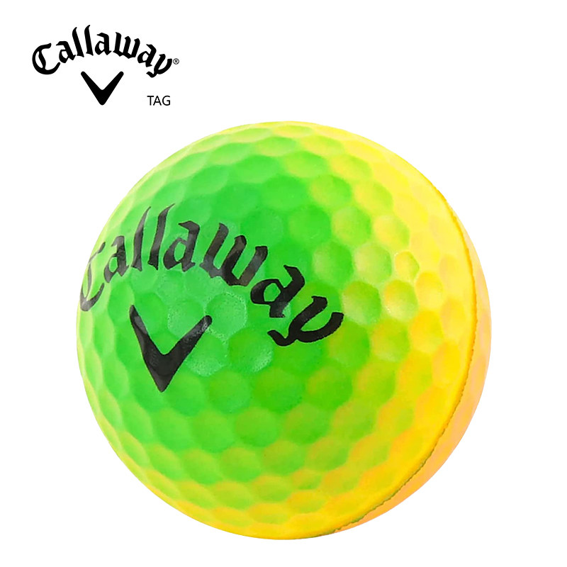 卡拉威(Callaway) 高尔夫球 软式练习球 软式彩球 9颗装练习训