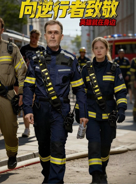 F19战术多功能背带消防员救援队应急救援挂带内胆可拆卸对讲机包