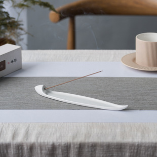 简香道香 陶瓷香插一叶扁舟小舟垂钓老翁线香禅意香插葫芦日式