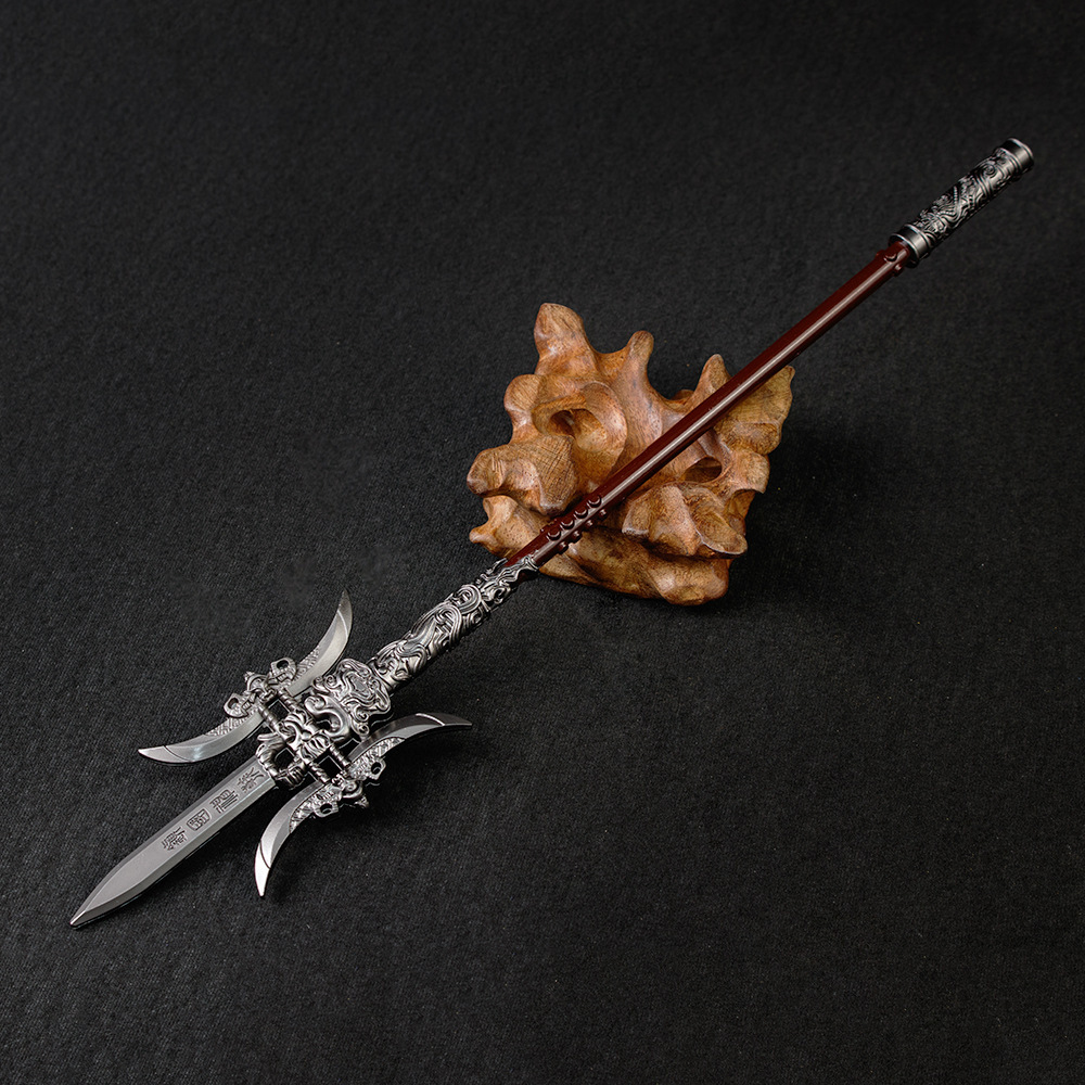 28cm世界动漫周边石昊镇国神戟合金属武器模型小刀剑手办玩具