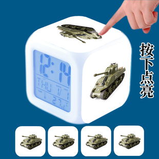 A七彩闹钟玩具超迷你战士蛋蛋小子钢甲小龙侠海豚帮帮号魔幻车神