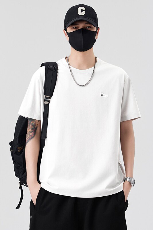 男士短袖T恤夏季新款时尚百搭休闲运动圆领半袖上衣T2202-P38控69,男装T恤,电商A239