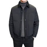 标90冬季男士翻领羽绒服百搭潮流日系工装拼接Y2519-P265，男装羽绒服，电商A239