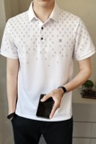 新款男士翻领短袖POLO衫时尚百搭休闲上衣T恤潮PL9008-P65，男装Polo衫，电商A239