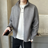 2026春季立领毛衣开衫男士休闲短款毛衣外套K7732-P135，男装针织衫/毛衣，电商A239