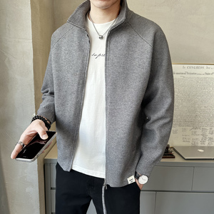 2026春季立领毛衣开衫男士休闲短款毛衣外套K7732-P135