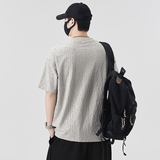 夏季新款男士短袖T恤时尚百搭休闲运动圆领半袖上衣T1115-P48控89，男装T恤，电商A239