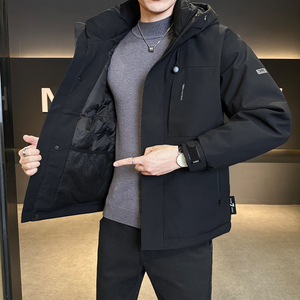 冬季新款工装羽绒服男 短款保暖羽绒外套Y11801-P248图片