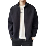 2026春季莱赛尔立领毛衣开衫男士休闲短款毛衣外套K7728-P140，男装针织衫/毛衣，电商A239