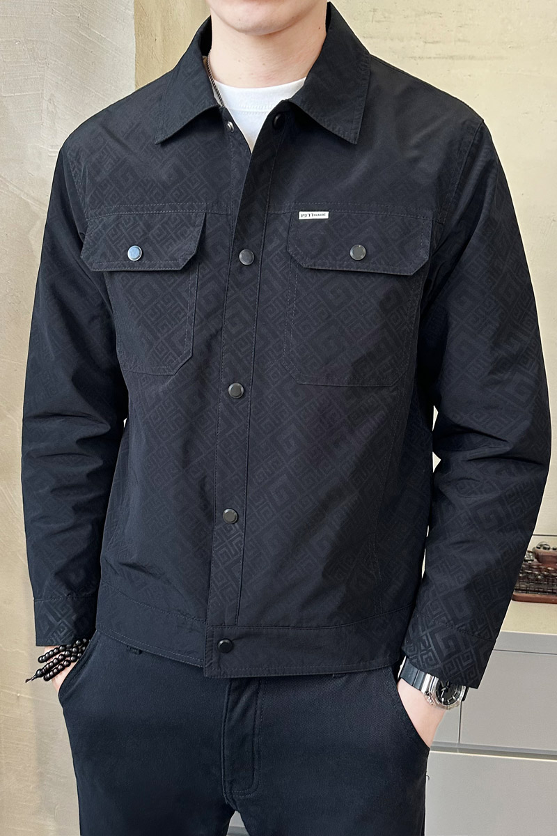 春季新款翻领外套潮牌百搭上衣男日系复古工装夹克JK1011-P130,男装夹克,电商A239