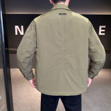 标轻薄羽绒服男冬季潮流翻领短款巴恩风外套男士夹克Y173-P165，男装夹克，电商A239