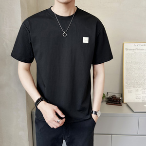 夏季时尚男士短袖t恤休闲圆领半袖百搭上衣T88020-P48