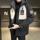 冬季店主风新款工装羽绒服男中长款冲锋衣保暖羽绒外套Y3611-P245，男装夹克，电商A239