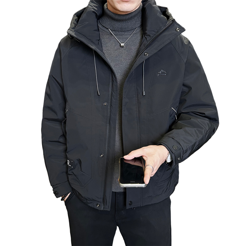 冬季新款工装羽绒服男短款保暖羽绒外套Y2560-P235，男装羽绒服，电商A239