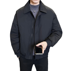 标老钱风翻领羽绒服夹克外套男潮流百搭冬季上衣外套Y5535-P195图片
