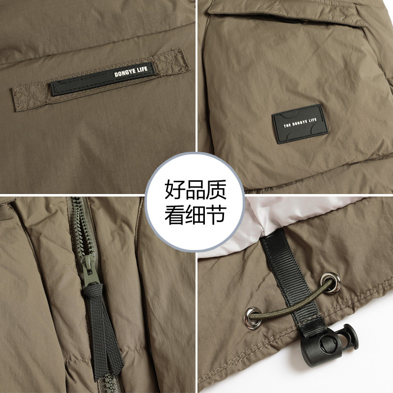 Tim羽绒马甲男冬季潮流立领加厚保暖背心男士外穿坎肩M8051-P120,男装背心/马甲,电商A239