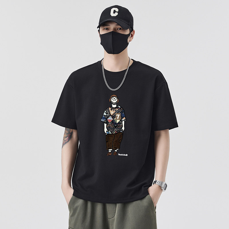 男士短袖T恤夏季新款时尚百搭休闲半袖上衣男装T88015-特P48控89,男装T恤,电商A239
