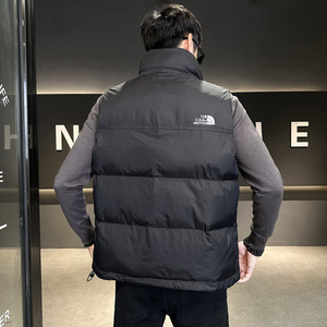 男士潮牌羽绒马甲 保暖羽绒服刺绣坎肩背心M001-P120图片