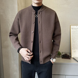 羊毛针织开衫春季韩版潮流毛衣外套男士休闲百搭上衣K9215-P150，男装针织衫/毛衣，电商A239