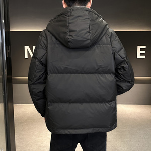 冬季新款连帽羽绒服男 短款外衣 保暖羽绒外套Y2331-P165图片