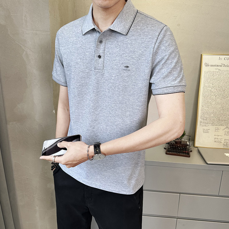 夏季新款男士短袖T恤时尚百搭休闲上衣潮牌半袖POLO衫PL8601-P65,男装Polo衫,电商A239