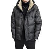 冬季店主风新款连帽羽绒服男短款保暖羽绒外套Y155-P175，男装羽绒服，电商A239