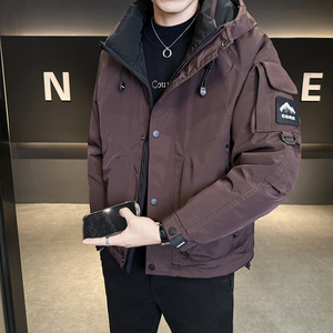 冬季新款工装羽绒服男 短款保暖羽绒外套夹克YR171-P215图片