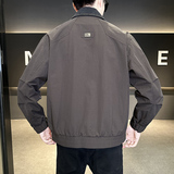 秋季牛仔翻领拼接假两件夹克男休闲百搭外套潮流上衣JK505-P138，男装夹克，电商A239