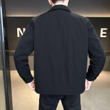 标轻薄羽绒服男工装风冬季潮流翻领短款外套男士夹克Y5512-P165，男装夹克，电商A239