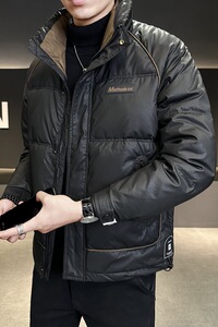 冬季店主风立领羽绒服男 短款外衣 保暖羽绒外套Y582-P165图片