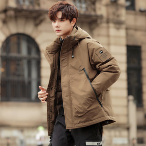 冬季新款工装羽绒服男 短款保暖羽绒外套Y9870-特P195图片
