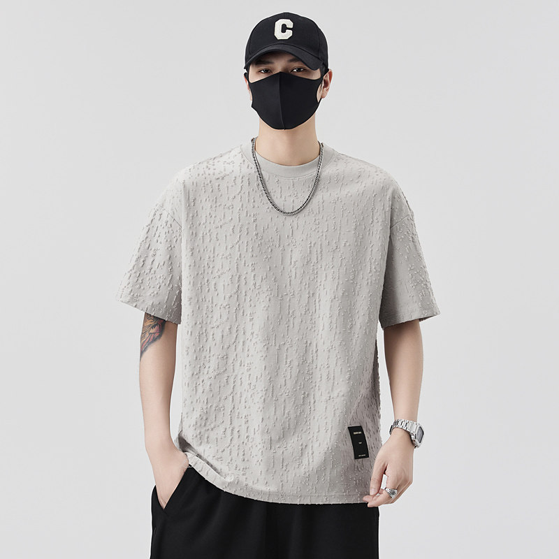 夏季新款男士短袖T恤时尚百搭休闲运动圆领半袖上衣T1115-P48控89,男装T恤,电商A239