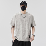 夏季新款男士短袖T恤时尚百搭休闲运动圆领半袖上衣T1115-P48控89，男装T恤，电商A239