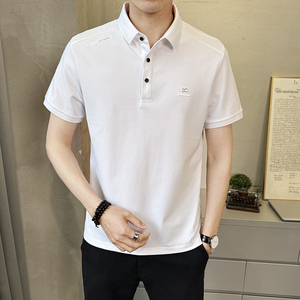 夏季新款男士短袖T恤时尚百搭休闲上衣潮牌半袖POLO衫PL9003-P63图片