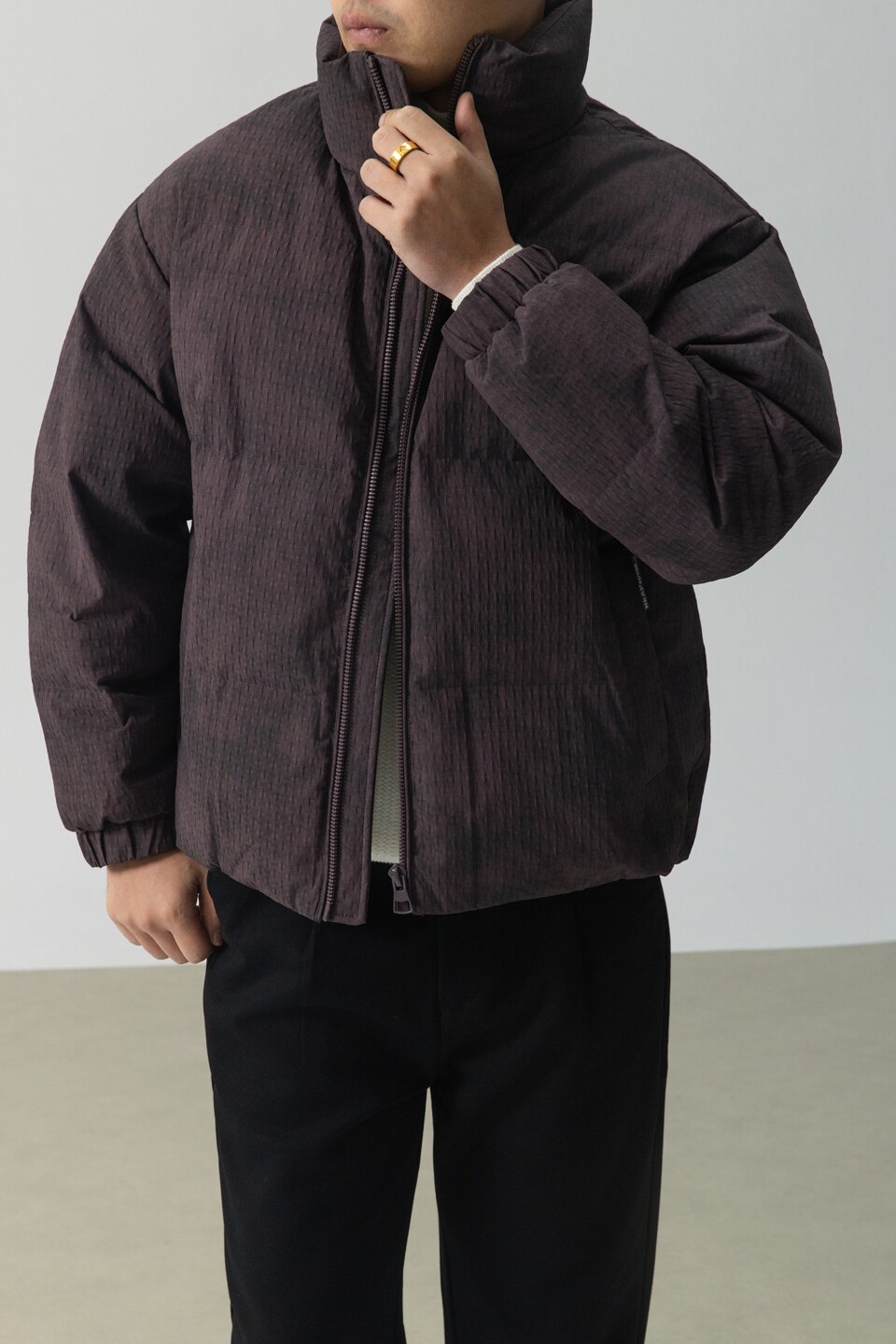 冬季店主风新款立领标羽绒服男短款保暖羽绒外套Y12032-P230,男装羽绒服,电商A239