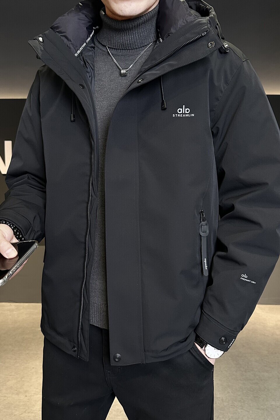 三合一系列!内胆可单穿！冬季男士百搭保暖羽绒服外套Y823-P275,男装羽绒服,电商A239