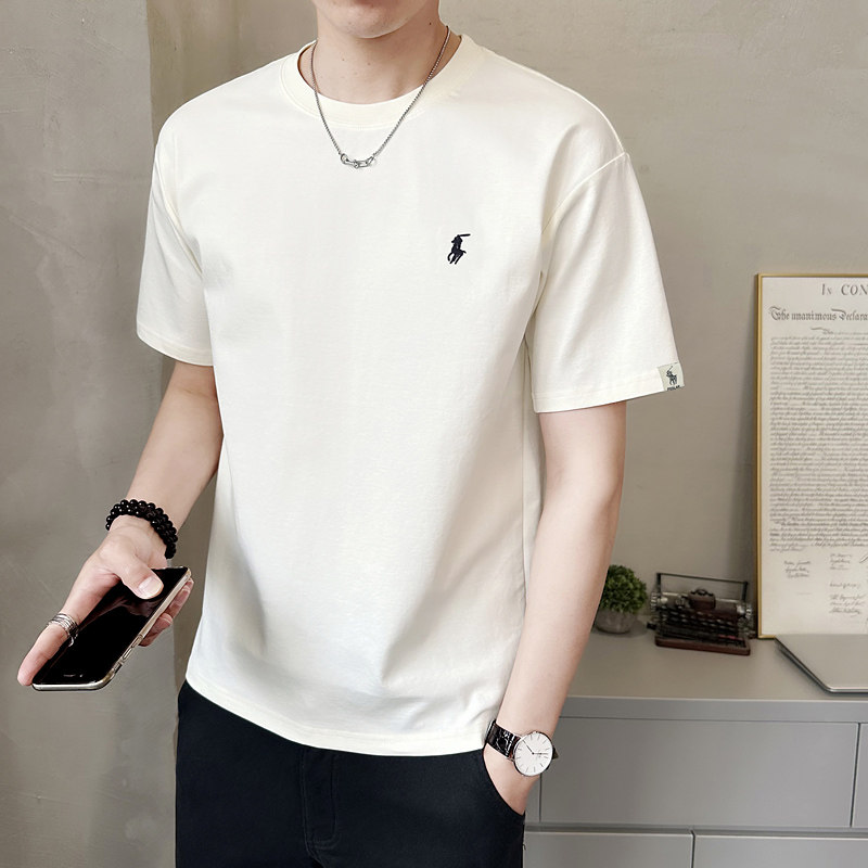 夏季新款男士短袖T恤圆领休闲百搭潮流时尚简约上衣T89083-P45图片