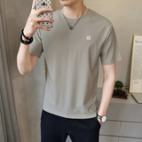 夏季新款男士短袖T恤时尚百搭休闲圆领半袖上衣T5122-P28，男装T恤，电商A239